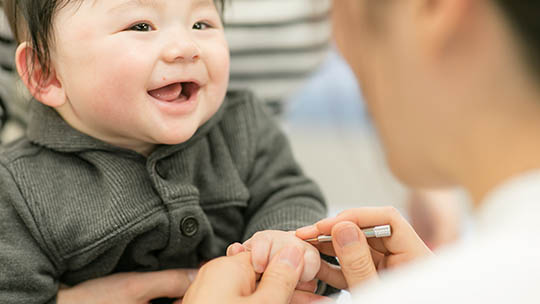 赤ちゃんの夜泣き