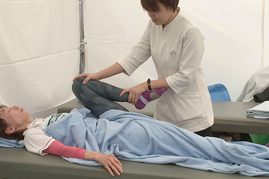 マラソン鍼灸ボランティア